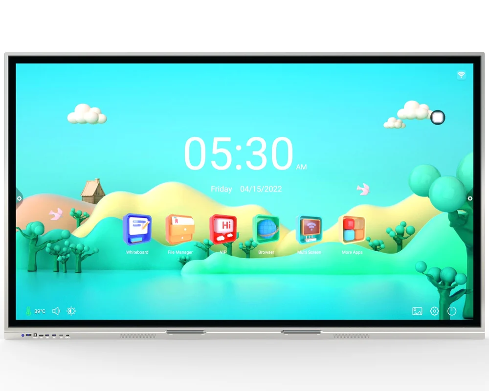 Front View of Interactive Flat Panel